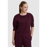 Kadın Bordo Basic Sweatshirt 50329027 VR180
