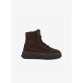 Kadın Bot 40C6 Frau WAXY LACED BOOTIE WITH PLATFORM