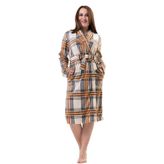 Kadın Büyük Beden Brown Polar Sabahlık 201035-0063