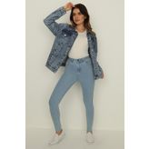 Kadın Cepli Oversize Denim Ceket