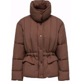 Kadın Elma Puffer Mont - Kahve
