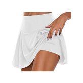Kadın Etekli Şort Mayo Alt Giyim Yüksel Bel Light Gri 5XL 75039562