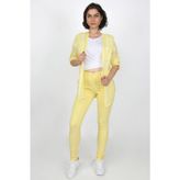 Kadın Gabardin Pantolon Sarı