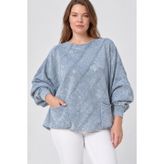Kadın İtalyan Stil Yarasa Kol Oversize Triko Bluz