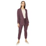 Kadın Kareli Blazer Ceket