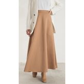 Kadın Kloş Etek - Taba - XL