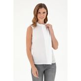 Kadın Krem Kolsuz Bluz 50293821 VR071