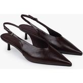Kadın Luna Bordo Cilt Stiletto