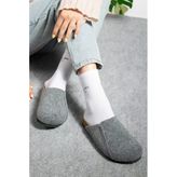 Kadın Mantar Taban Eva Konfor Moda Kışlık Önü Kapalı Keçe Model Sabo Outdoor Günlük Rahat Ev Terlik
