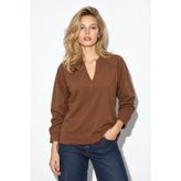 Kadın Marlin Sweatshirt-Kahverengi