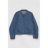Kadın Mavi Bomber Denim Ceket