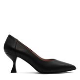 Kadın Siyah İnce Topuklu Deri Stiletto