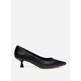Kadın Siyah Kısa Topuklu Stiletto