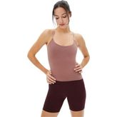 Kadın Sütyenli Yoga Atlet - Gots Organik Pamuk, Iç Sütyenli, Ayarlanabilir Askılı, Yüzücü Sırtlı, Çıkarılabilir Pedli Spor Atlet - Standart - Çok Renkli
