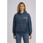 Kadın Thinky Baskılı Sweatshirt%100 Pamuk - Navy NAVY