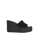 Kadın Wedge Canvas Detaylı Sandalet