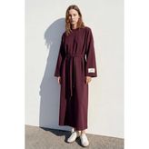 Kado Online Oversize Uzun Rahat Elbise - Bordo - S - M