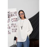 KADRİYE BAŞTÜRK Helie Basic T-Shirt Ekru