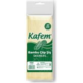 Kafem Bambu Çöp Şiş 20 cm 100 Lü - Adet
