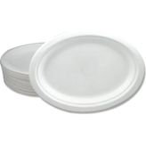 Kafem– Ekolojik Oval Karton Tabak– 26CM-25 Adet