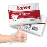 Kafem Pe Tek Kullanımlık Şeffaf Eldiven 100 Lü - belirtilmemiş