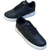 Kafkaslar Kalın Taban Kışlık Bay Bayan Düz Force Spor Sneakers Ayakkabı - 00-Siyah