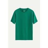 KAFT Yeşil Erkek Oversize / Relax Basic Tişört - %100 Pamuk | (Relax - Forest Shade)