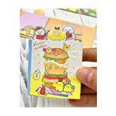 Kağıt Gemi Dükkan Sevimli Sumikko Hamburger Temalı Post-It / Sticky Note / Index