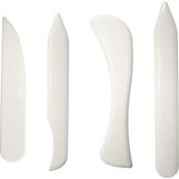 Kağıt Katlama Aparatı Mücellit Deri Yapım Malzemesi 4 Lü Set Bone Folder
