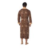 Kahve Bambo cotton Erkek Sabahlık