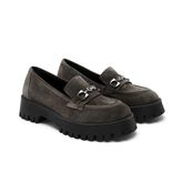 Kahve Kadın Süet Deri Loafer