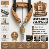 Kahverengi Üniversite Yurt Dolap Kilidi Zincirli Asma Kilit – Öğrenci Dolabı, Kyk Yurt ve Okul Güvenlik Kilidi