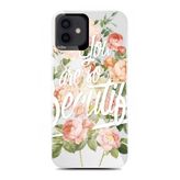 Kajsa Apple İphone 12 Floral Kapak Kılıf