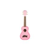 Kala Makala Dolphin Soprano Ukulele (Pink Burst)