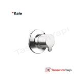 Kale D100 Ankastre Stop Valf Krom 1/2 Aç Kapa Krom