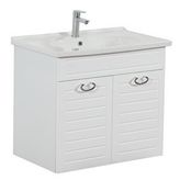 Kale Kaldera Banyo Dolabı 80 cm Global Beyaz