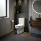 Kale Mood 2.0 Kanalsız Duvara Sıfır Klozet + Ultra Slim Yavaş Kapanan Klozet Kapağı + Rezervuar + 3/6 Iç Takım - Beyaz