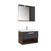 Kale Trevi 80 cm Banyo Dolabı Takımı