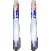 Kalem Daksil 2 Adet Fixpoint Sıvı Düzeltme Kalemi Tükenmez Pilot Kalem Mürekkep Kapatıcı Silici Örtücü Yazı Düzeltici - Beyaz - Standart - 7 ml