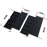 Kalın Cam Takozu 5mm 28X80X5 = 1000 Adet