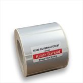 Kalite Barkod 70X30 Silvermat Etiket | Rulo Demirbaş Barkod Etiketi