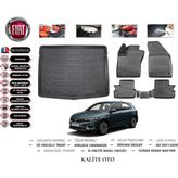 Kalite Oto Fiat Egea Hatchback 2023 Model 3D Bagaj Havuzu+4d Havuzlu Paspas Setii - Siyah