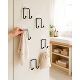 Kaliteyi Bul 5'li Duvar Tipi Yapışkanlı Askı Seti