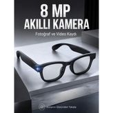 Kaliteyi Bul Kontrollü Siyah Bluetooth Akıllı Kamera Gözlüğü 8 Mp Kameralı Aı Çeviri Wi-Fi - Çok Renkli