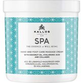 Kallos Cosmetics Spa 500 ml Hindistan Cevizi Yağı, Hyaluronik Asit ve Içeren El ve Ayak Bakım Masaj Kremi