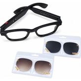 Kameralı Akıllı Gözlük 8 Mp Fotoğraf Çekimi 1080P Video Kayıt Yapay Zeka Çoklu Dil Çeviri - standart - Renkli