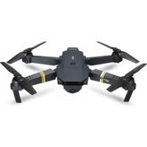 Kameralı Drone 4K Hava Quadcopter 2.4g Kızılötesi Rc Işıklı Katlanabilir Drone Wifi - Siyah
