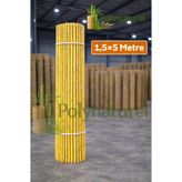 Kamış Çit Bambu Çit Hasır Doğal 1,50 X 5,00 Metre