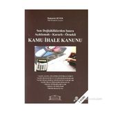 Kamu İhale Kanunu - Ramazan Şener