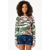 Kamuflaj Ekstra Uzunkol Sweatshirt